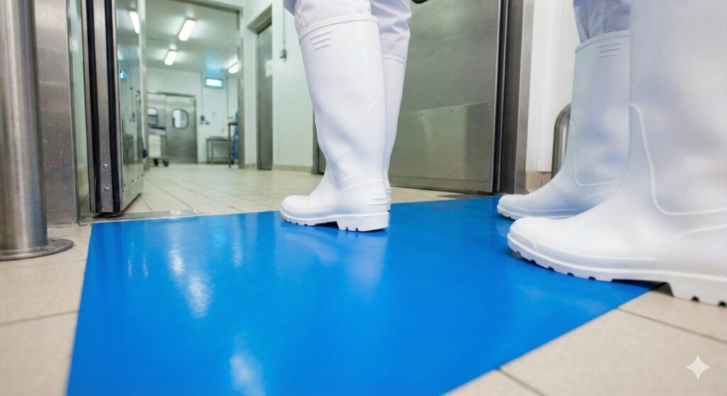 靴底洗いブラシの導入で、靴底の洗浄力・衛生環境を強化し、クライアントの衛生検査をクリア！