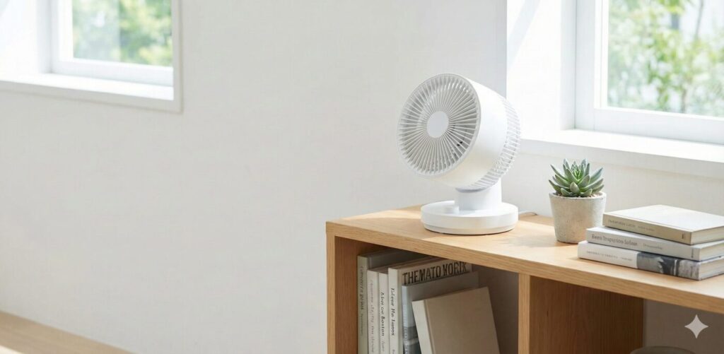 サーキュレーターの隙間掃除でのパイプクリーナー活用事例